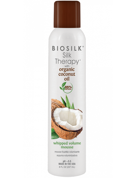 Biosilk Мусс для создания объёмной укладки BioSilk Silk Therapy With Coconut Oil - Whipped Volume Mousse