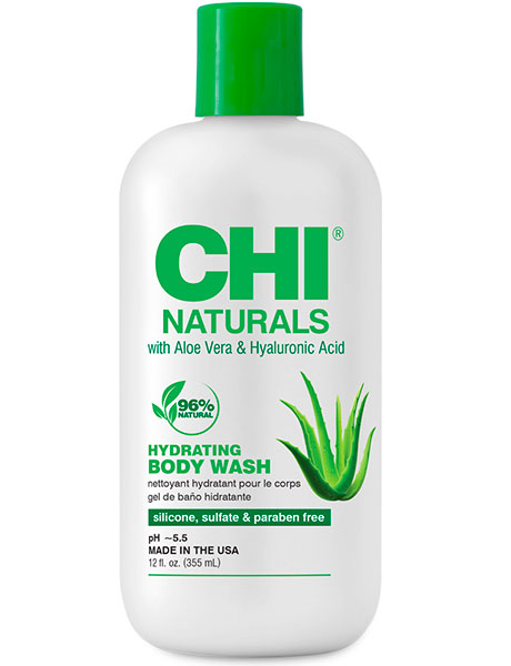 CHI Увлажняющий гель для душа и пена для ванны CHI Naturals Hydrating Body Wash