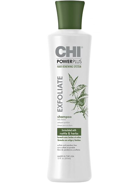 CHI Отшелушивающий шампунь для глубокого очищения и детоксикации волос CHI Power Plus Exfoliate Shampoo